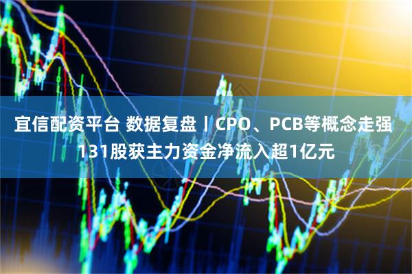 宜信配资平台 数据复盘丨CPO、PCB等概念走强 131股获主力资金净流入超1亿元